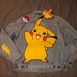 Levis Pikachu trucker jacket